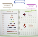 🔥Livro reutilizável de caligrafia mágica (1 conjunto de 4 livros)