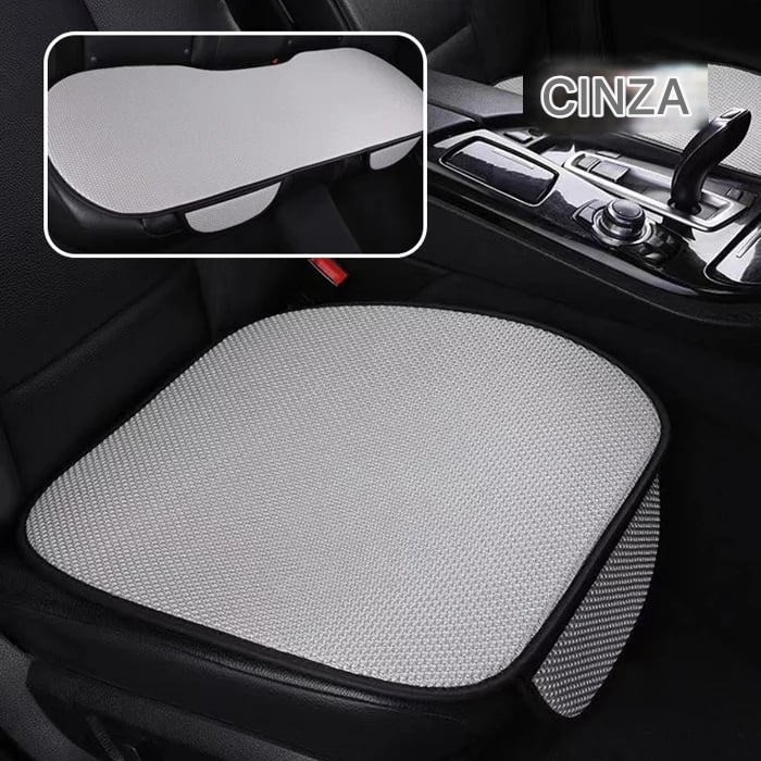 Capas para assentos de carro em seda gelada, respiráveis e antiderrapantes