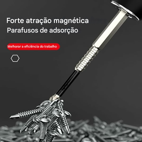 🔥Conjunto de Chave de Fenda e Broca Altamente Magnético.