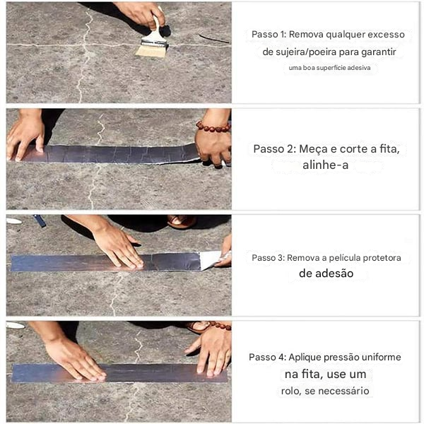 🔥Fita super impermeável, borracha butílica