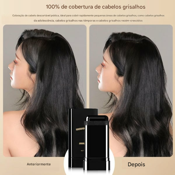 🔥Venda quente 👍🏻Pente portátil para tingimento de cabelo e cobertura de cabelos grisalhos