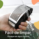 Espremedor de alho de aço inoxidável