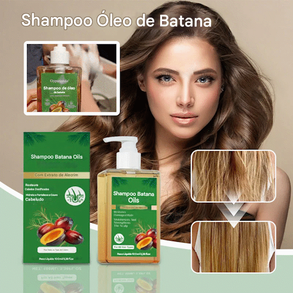 🎉🎉Shampoo de Óleo de Batana com Extrato de Alecrim