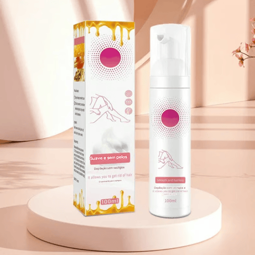 Suave como Mel: Spray Mousse Depilatório