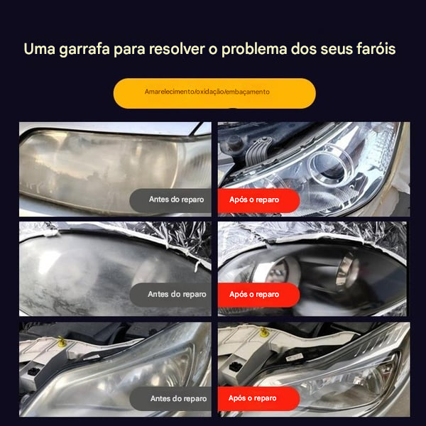 🚘 Kit de Fluido para Restauração de Faróis Automotivos