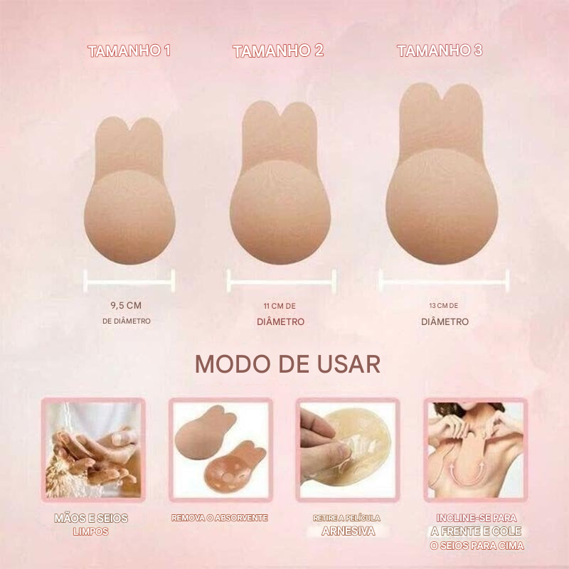 Sutiã Lifting Invisível ⚡ (Sem Látex e Antialérgico)