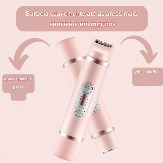 🎁 Aparelho de Depilação Elétrico Feminino 2 em 1 Confortável