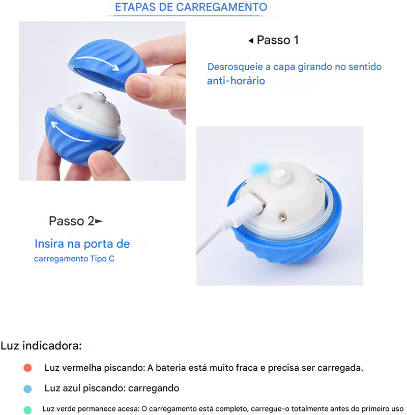 🔥Último dia 🐶Bola automática inteligente para cães que não pode ser mordida