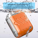 Barbeador elétrico portátil rotativo de anel duplo