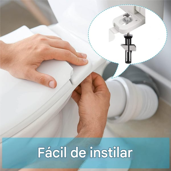 ✨ Kit de Parafusos Reforçados para Fixação de Assento de Vaso Sanitário 🚽