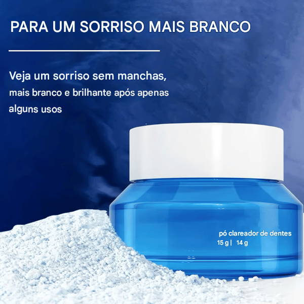 ❤️Pó Clareador Dental | Clareamento e Remoção de Manchas