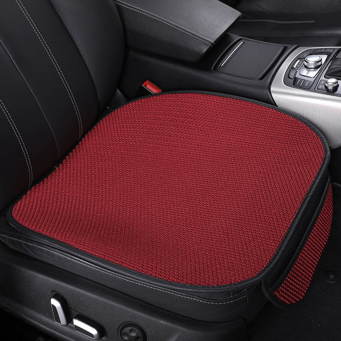 Capas para assentos de carro em seda gelada, respiráveis e antiderrapantes