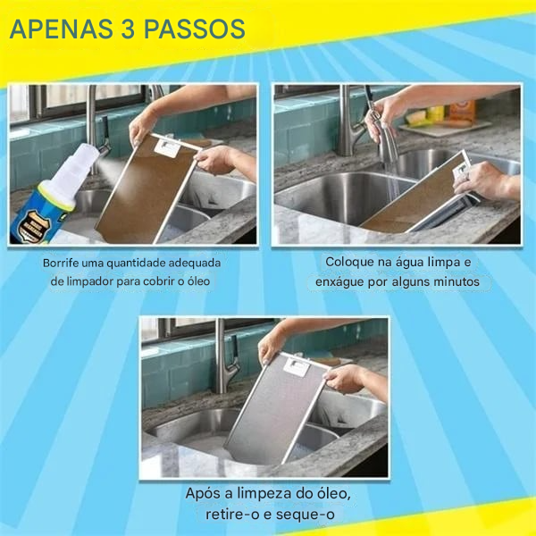 Spray limpador desengordurante mágico
