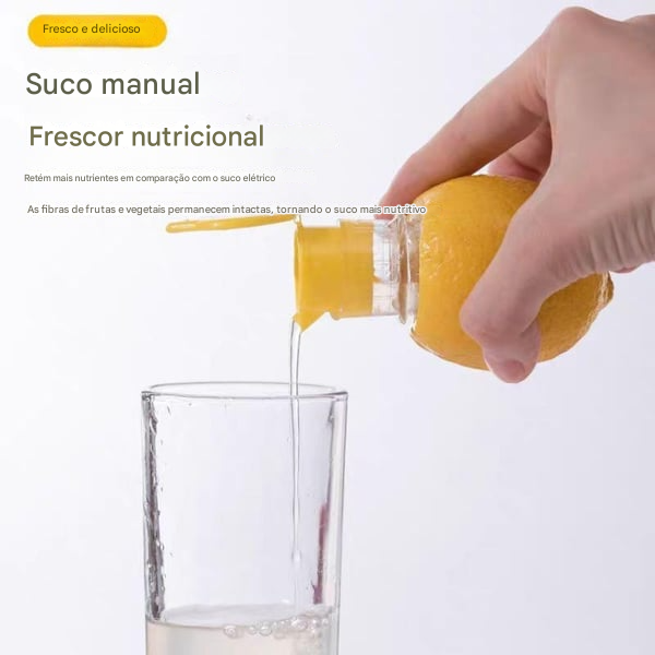 Novo espremedor de limão com tampa de rosca 🍋✨