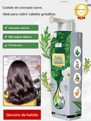 💥 Extrato Puro de Plantas para Tintura em Espuma de Cabelo Grisalho