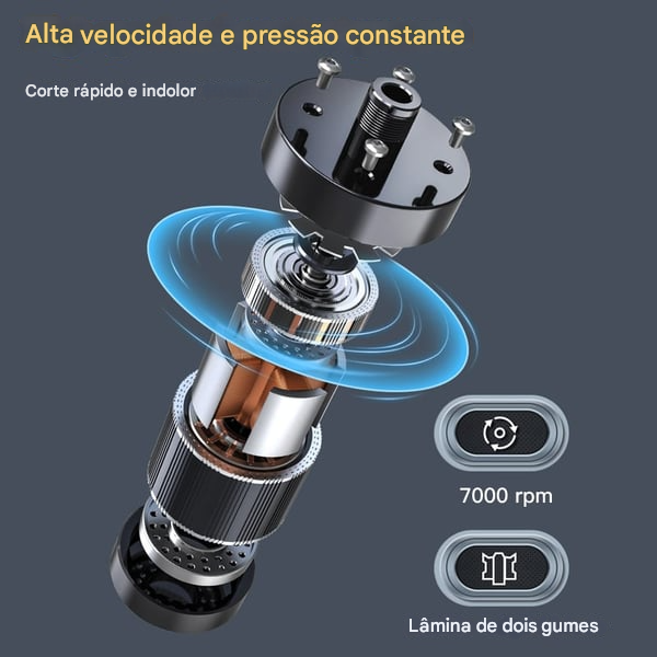 💕 Aparador de pelos nasais portátil e recarregável✂️