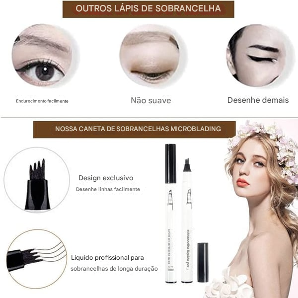 ❤️Novo Lápis/Caneta de Sobrancelha À Prova d’Água