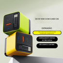✨Carregador 3 em 1 Retrátil 80W MAX Rápido
