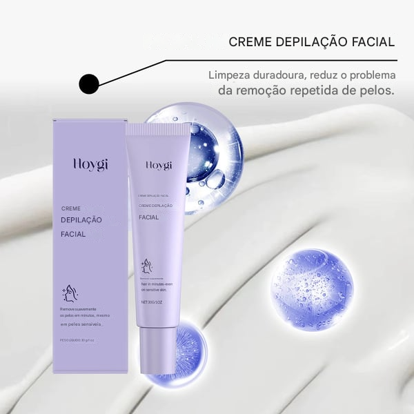 🔥 Creme Suave e Indolor para Remoção de Pelos Faciais
