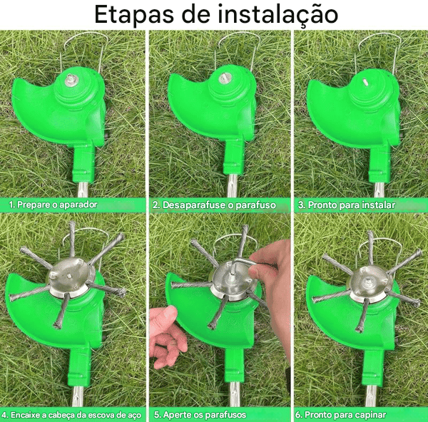 Cabeça de substituição para aparador de linha