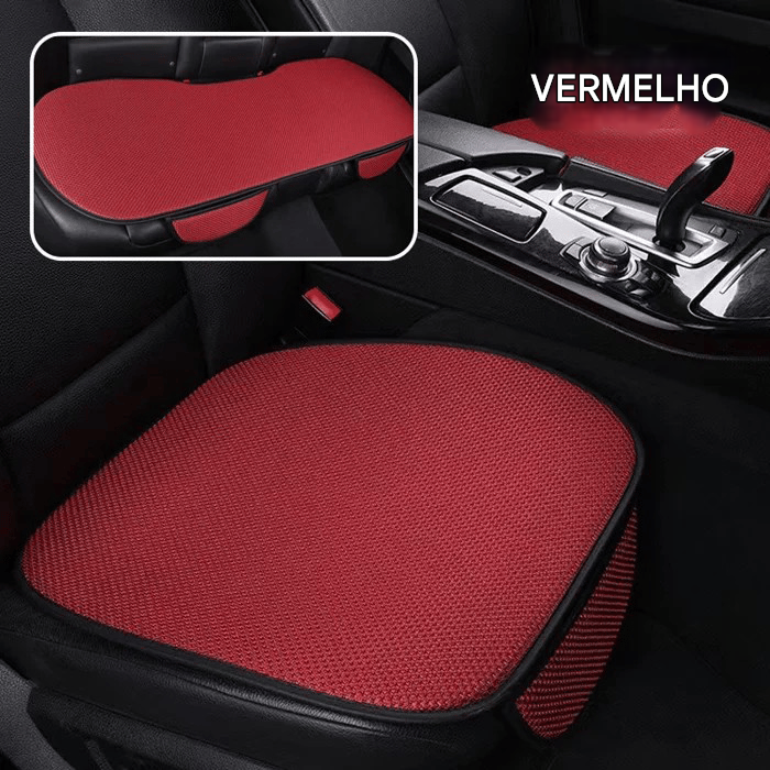 Capas para assentos de carro em seda gelada, respiráveis e antiderrapantes