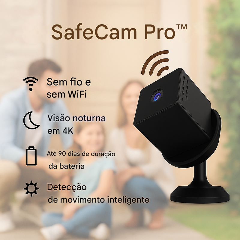 SafeCam Pro™ | Sempre protegido – mesmo sem internet ou energia