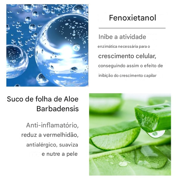 Novo spray depilatório semipermanente Conservatiy®