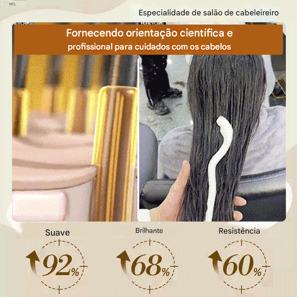 Creme de proteína capilar nutritivo de luxo com essência de aminoácidos