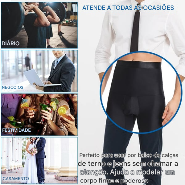 Cueca Modeladora Masculina de Cintura Alta 👖✨