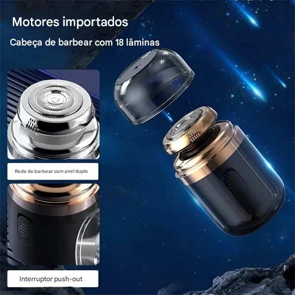 🔥Último dia com Oferta!💕Mini barbeador elétrico portátil