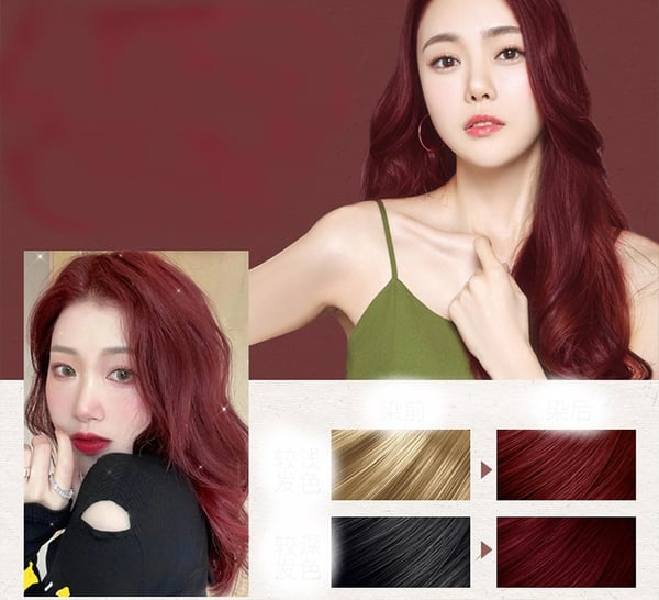 Shampoo de espuma para tingimento