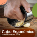 Espremedor de alho de aço inoxidável