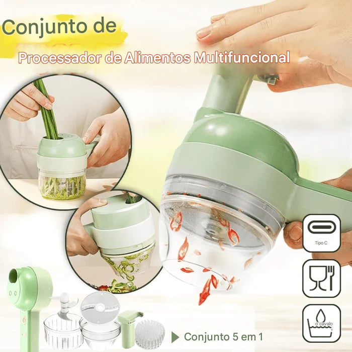 🔥🔥 Processador de Alimentos Multifuncional sem Fio