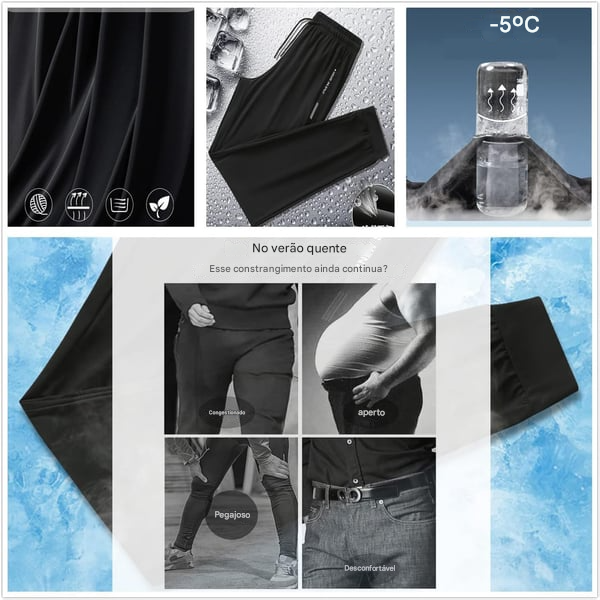 Calças unissex ultra-elásticas de secagem rápida