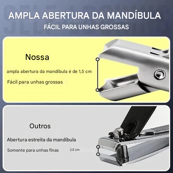 🔥Cortador de unhas de aço inoxidável ultra afiado