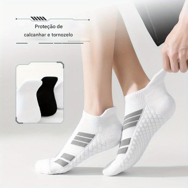 🧦 Meias Unissex para Tênis – Invisíveis no Sapato, Máximo Conforto 👟💪 ✅