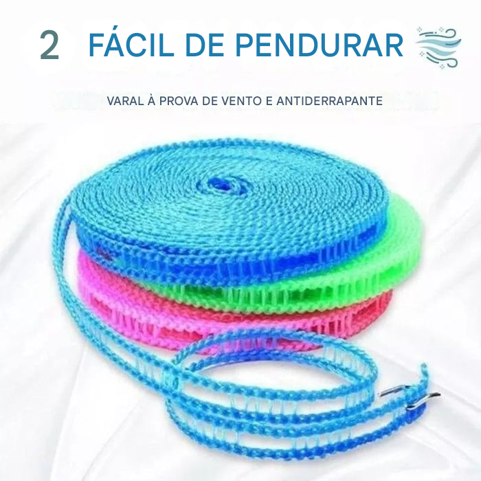 Varal fácil de pendurar