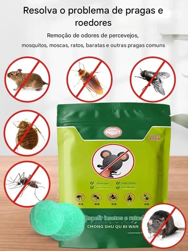 🔥Bola repelente de roedores e insetos