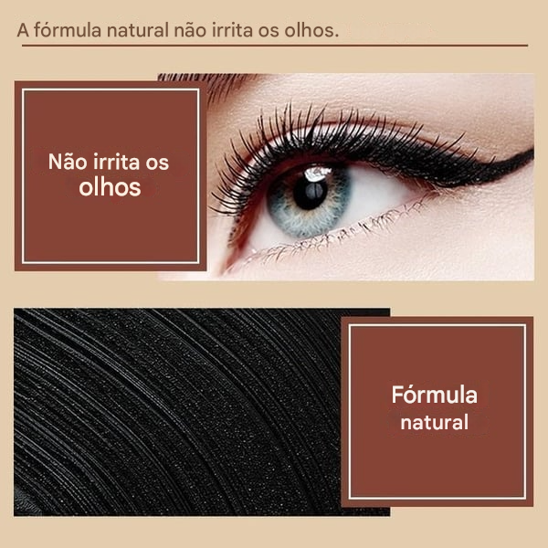 🎉Delineador em Gel Preto Natural de Longa Duração, à Prova d’Água, Fórmula Natural, Seguro e Inofensivo, Suave e Fácil de Remover