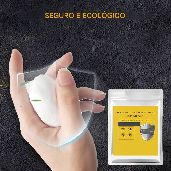 Cola metálica de alta resistência para soldagem