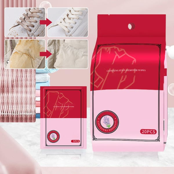 ⚡ Lenços umedecidos para remoção de manchas