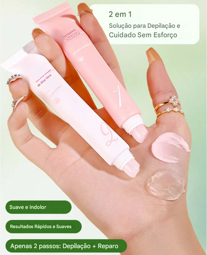 Kit de Creme Depilatório para Mulheres