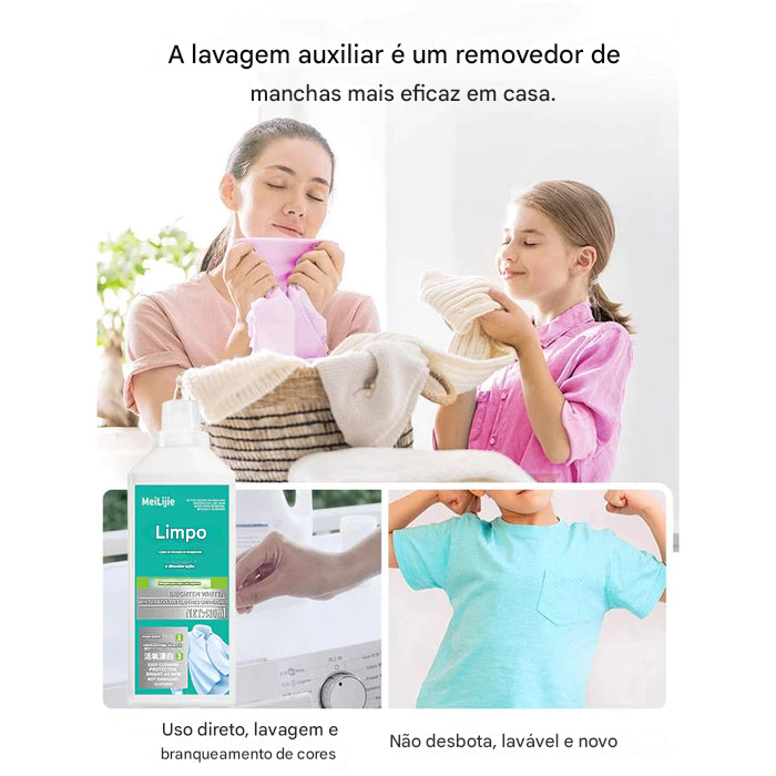 Detergente para roupas 8 em 1 com alvejante colorido para remover manchas 🔥 (compre 2 e leve outro grátis) 🔥