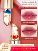 Batom com Flor que Muda de Cor