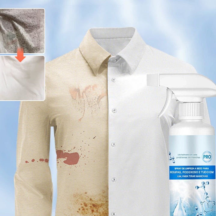 Removedor de Manchas Compre 2 e ganhe 1 GRÁTIS - Spray Potente para Roupas