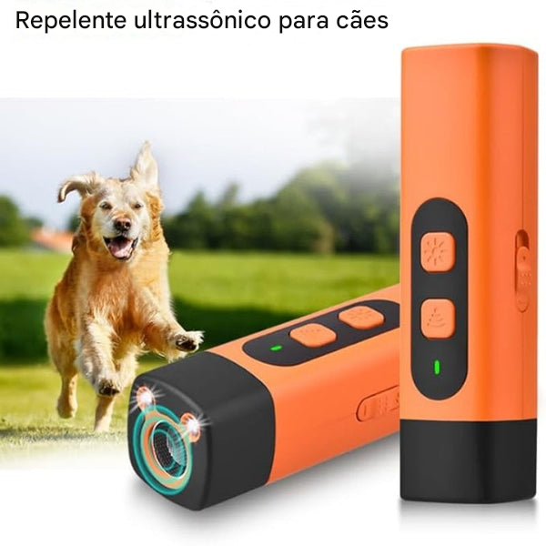 🔥 Super Promoção🔥 Dispositivo Ultrassônico Portátil Recarregável para Afastar Cães 🐕✨